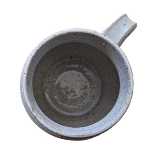 Set of 6 Hand Thrown Studio Pottery Stoneware 6 Ounce Mugs Never Used - Picture 5 of 6